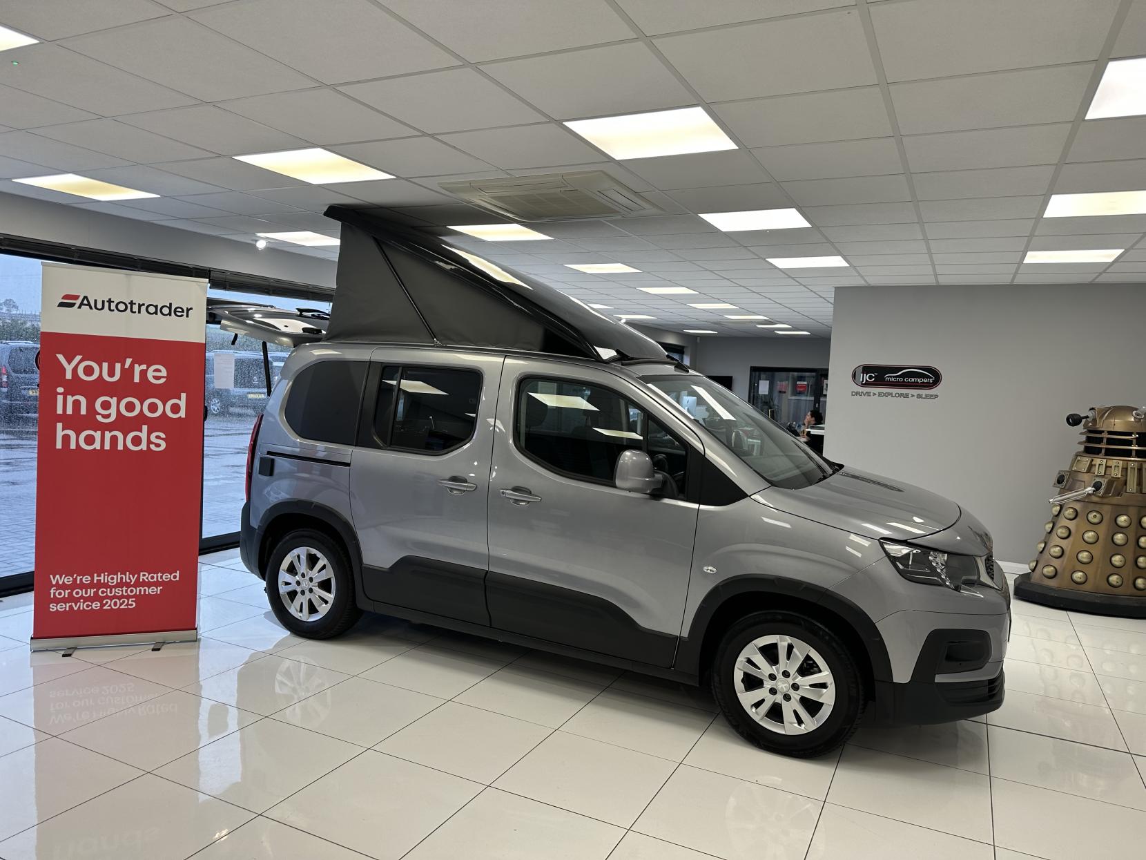 Peugeot Rifter MICRO CAMPER, JUST 3,683 MILES! POP TOP, SIDE BED! *STUNNING NEW COLOUR INTERIOR*