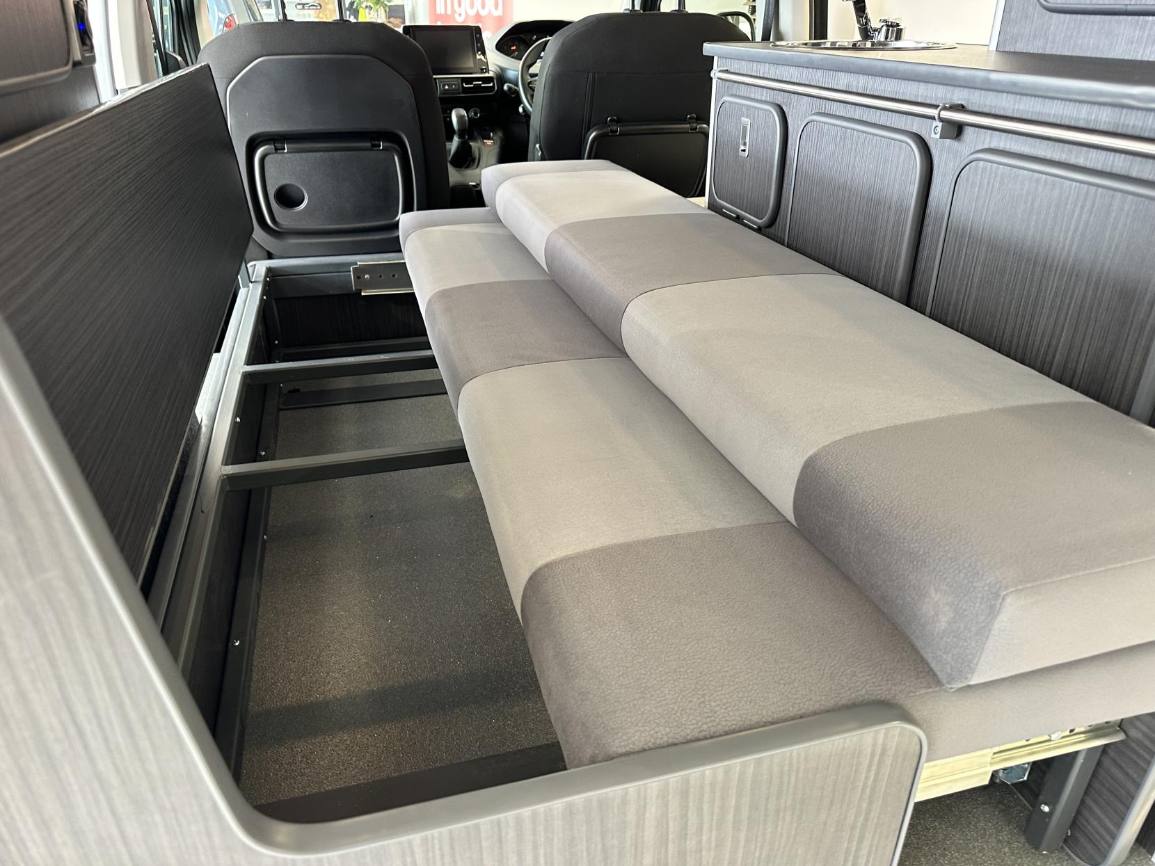 Peugeot Rifter MICRO CAMPER, JUST 3,683 MILES! POP TOP, SIDE BED! *STUNNING NEW COLOUR INTERIOR*