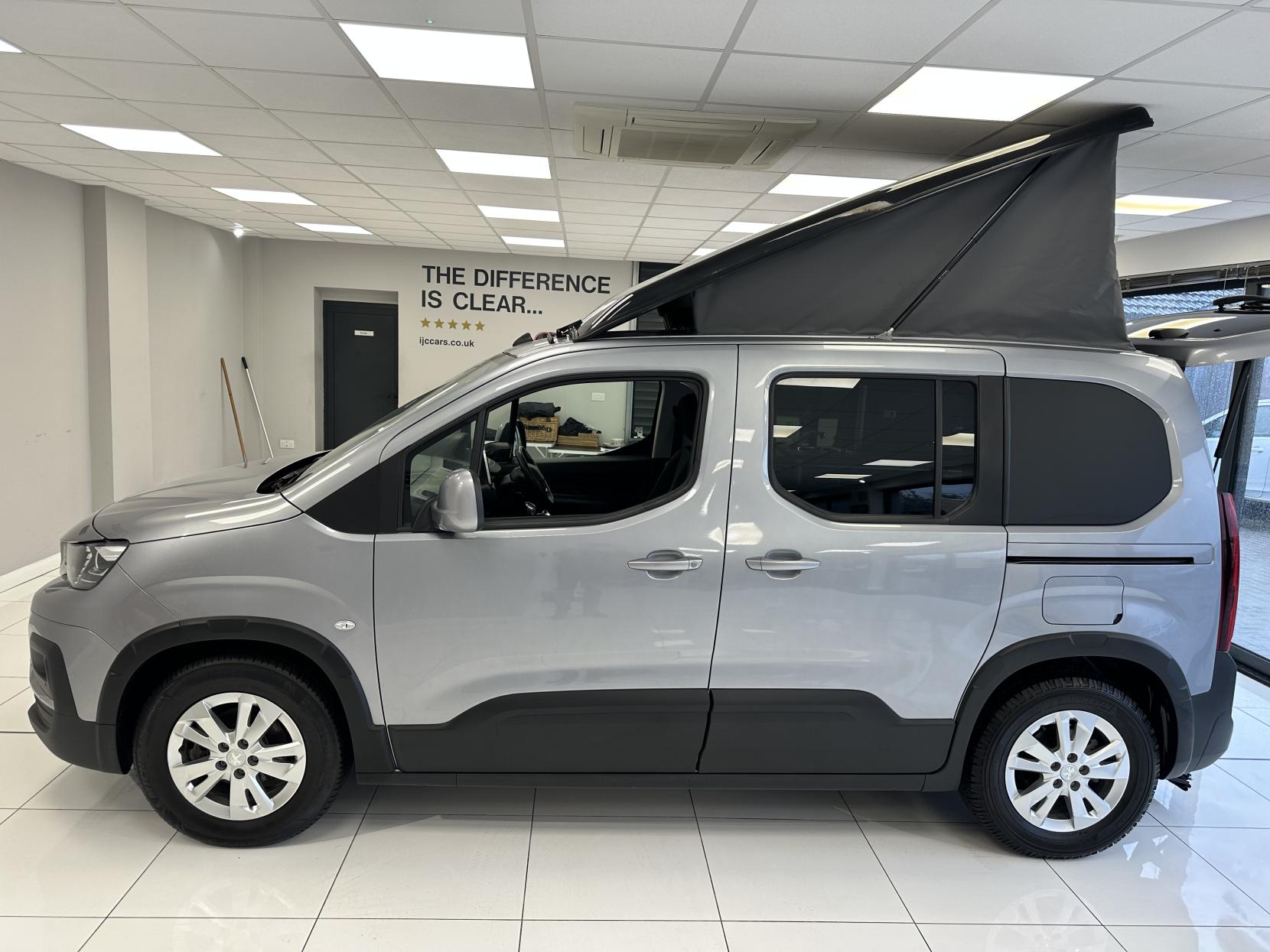 Peugeot Rifter MICRO CAMPER, JUST 3,683 MILES! POP TOP, SIDE BED! *STUNNING NEW COLOUR INTERIOR*