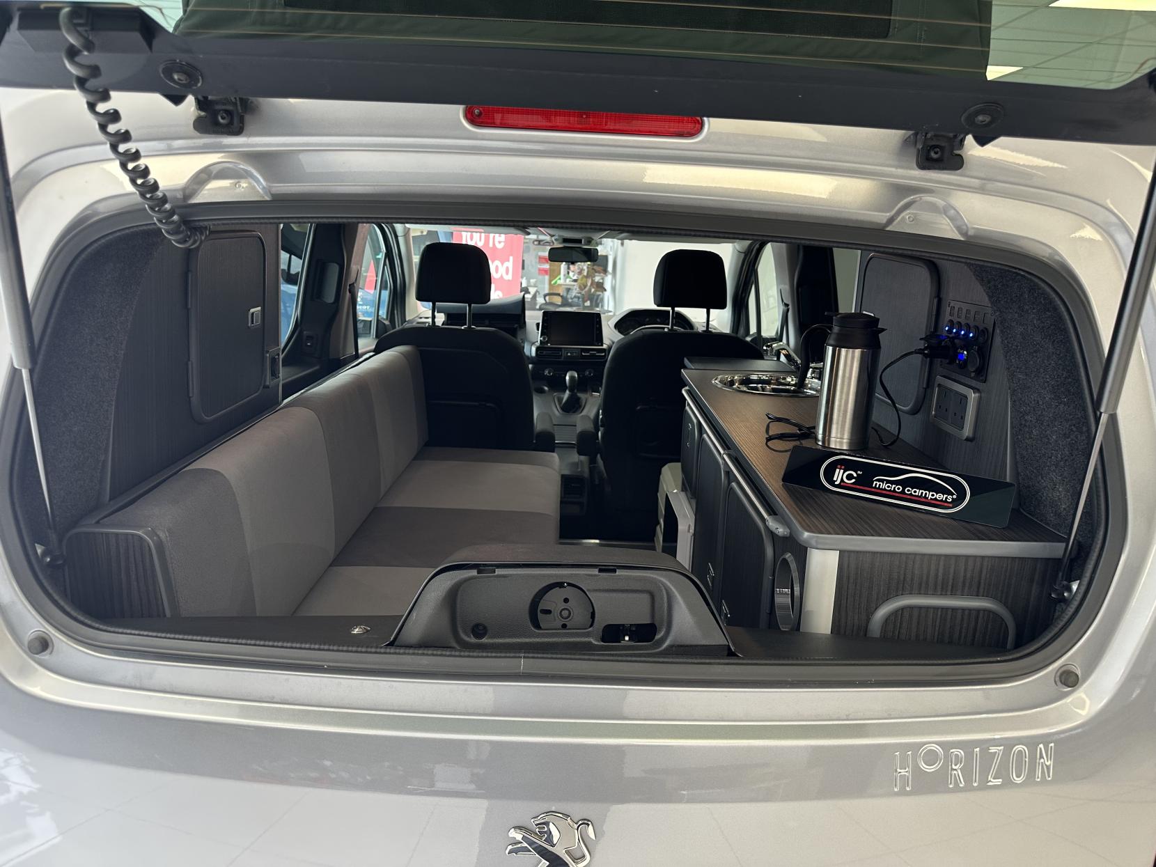Peugeot Rifter MICRO CAMPER, JUST 3,683 MILES! POP TOP, SIDE BED! *STUNNING NEW COLOUR INTERIOR*