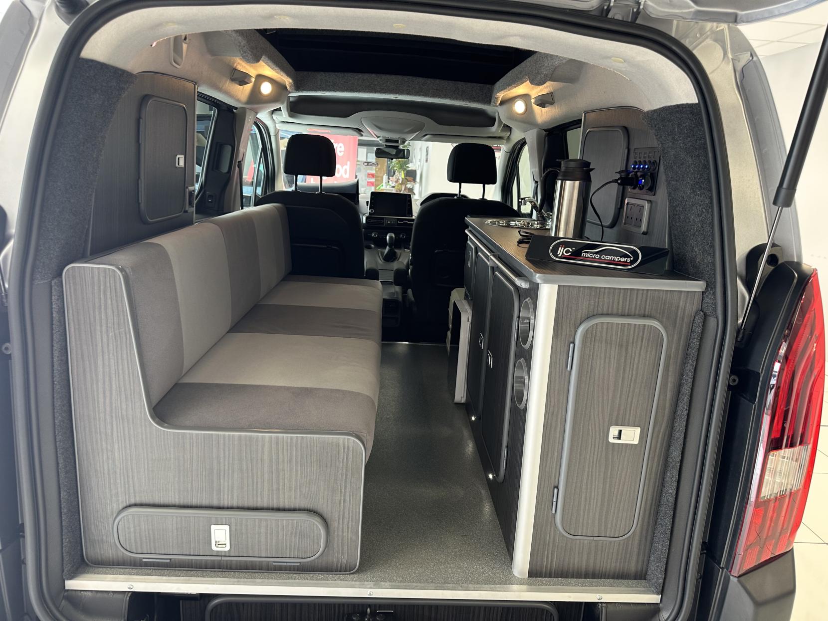 Peugeot Rifter MICRO CAMPER, JUST 3,683 MILES! POP TOP, SIDE BED! *STUNNING NEW COLOUR INTERIOR*