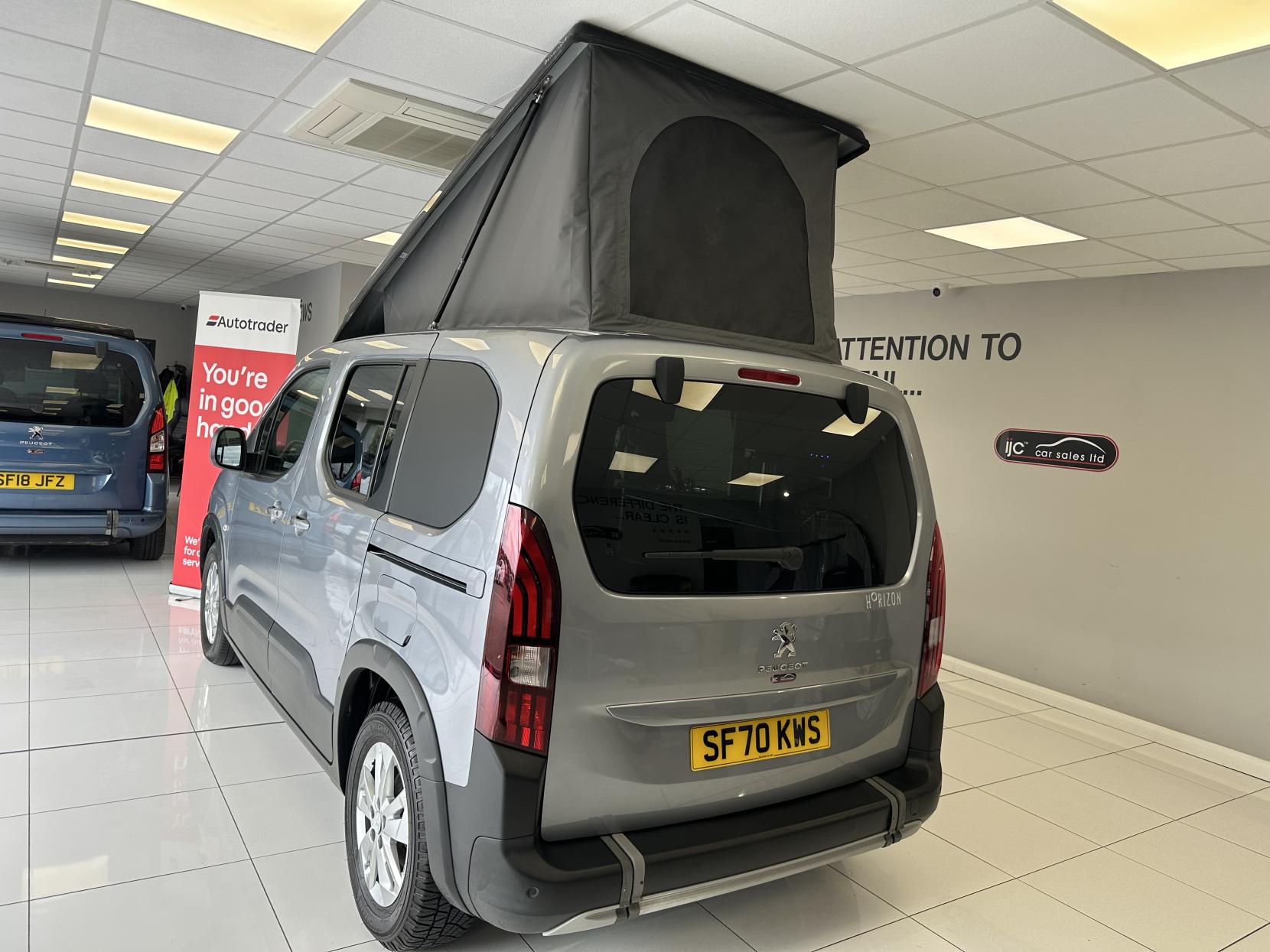 Peugeot Rifter MICRO CAMPER, JUST 3,683 MILES! POP TOP, SIDE BED! *STUNNING NEW COLOUR INTERIOR*