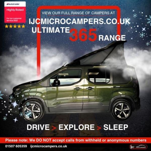 Peugeot Rifter AUTOMATIC MICRO CAMPER! BRAND NEW CONVERSION!! 1.5 BlueHDi Allure Premium Standard MPV 5dr Diesel EAT Euro 6 (s/s) (130 ps)