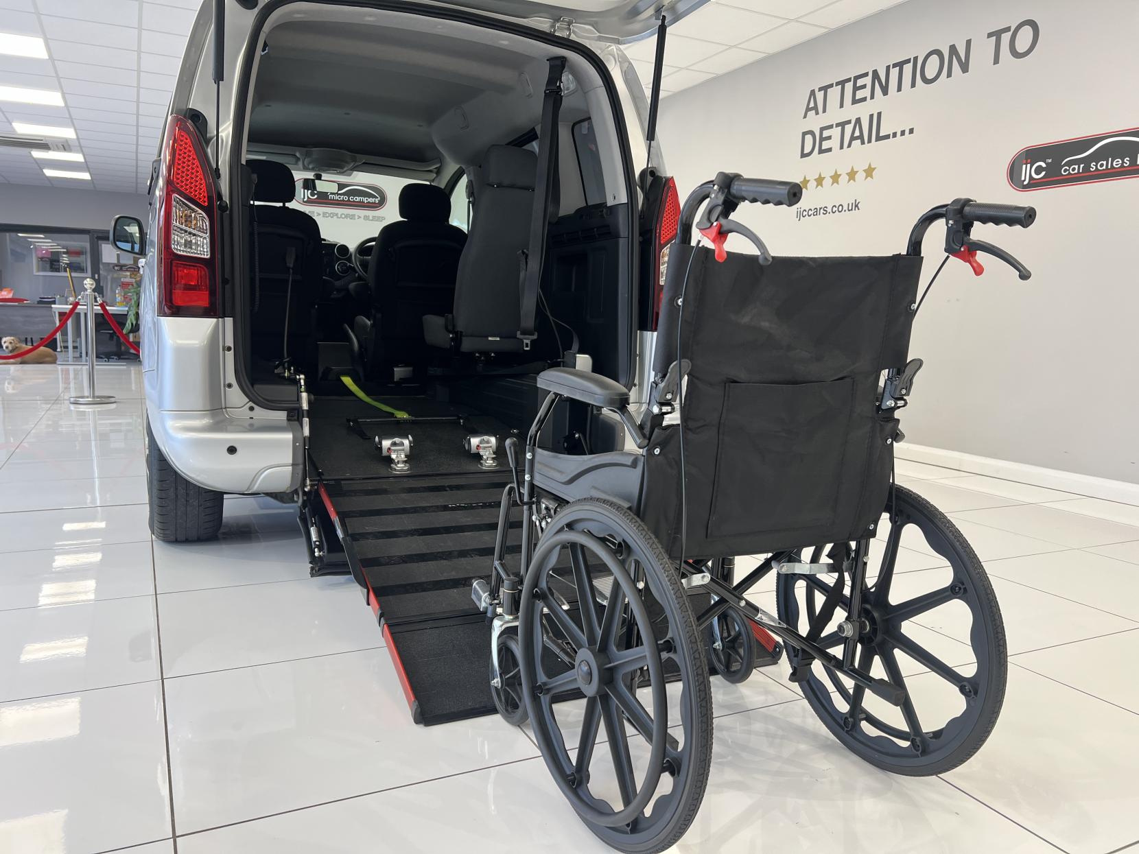 Peugeot Partner Tepee * NOW JUST £12,495* * 2016 Wheelchair Adapted Vehicle with just 8,187 miles - 3 seats carries 4 in total including wheelchair user * 1.6 BlueHDi Active MPV 5dr Diesel ETG Euro 6 (s/s) (100 ps)