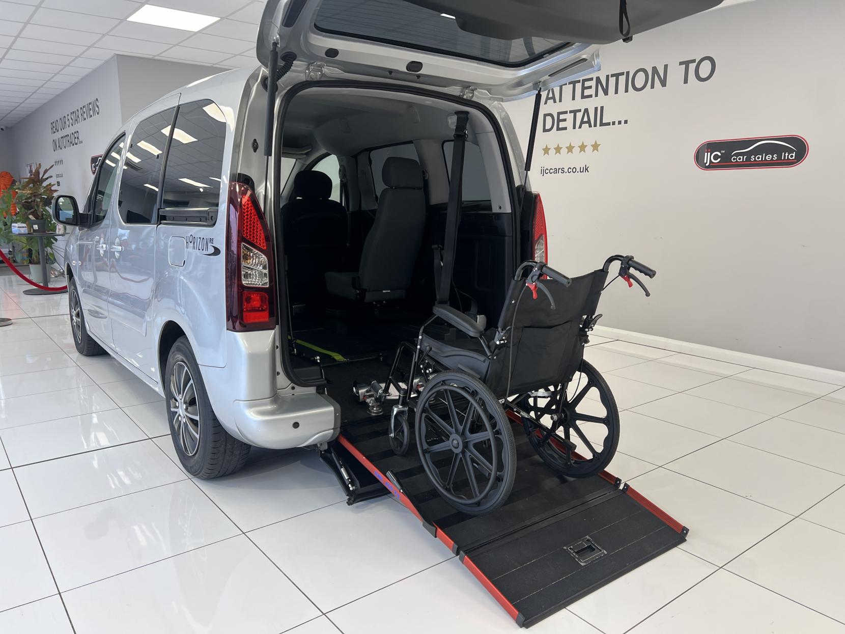 Peugeot Partner Tepee * NOW JUST £12,495* * 2016 Wheelchair Adapted Vehicle with just 8,187 miles - 3 seats carries 4 in total including wheelchair user * 1.6 BlueHDi Active MPV 5dr Diesel ETG Euro 6 (s/s) (100 ps)