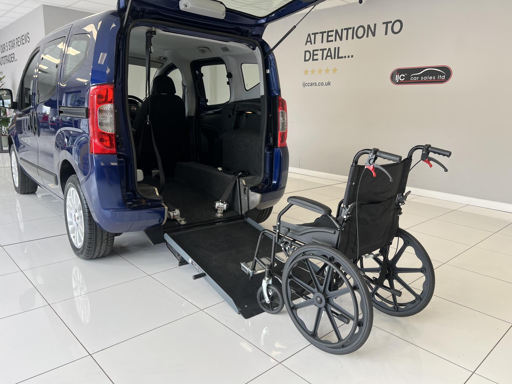 Fiat Qubo *NEW PRICE! Save £2,500!! * - 2 Seater carries 3 in total including wheelchair user - Small Wheelchair Adapted Vehicle - 1.4 Lounge MPV 5dr Petrol Euro 6 (77 ps).