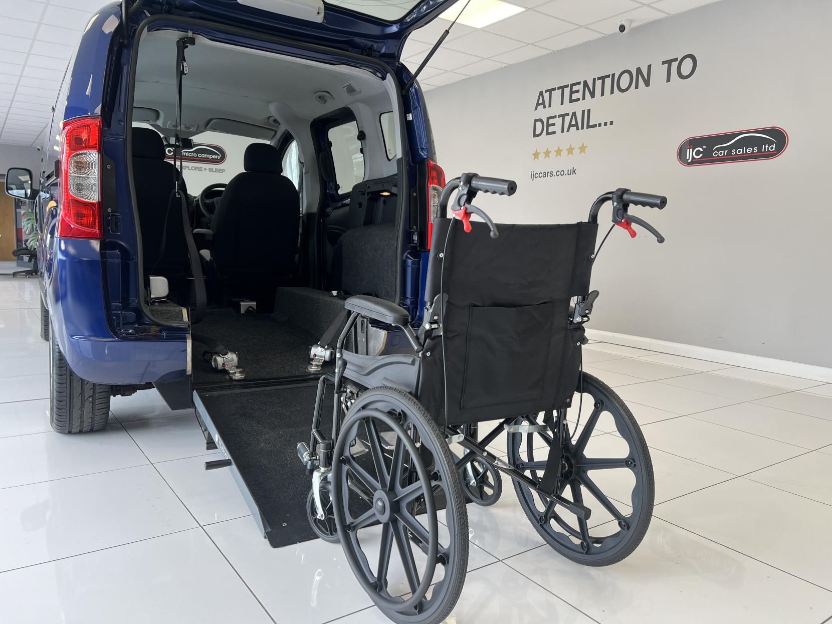 Fiat Qubo *NEW PRICE! Save £2,500!! * - 2 Seater carries 3 in total including wheelchair user - Small Wheelchair Adapted Vehicle - 1.4 Lounge MPV 5dr Petrol Euro 6 (77 ps).