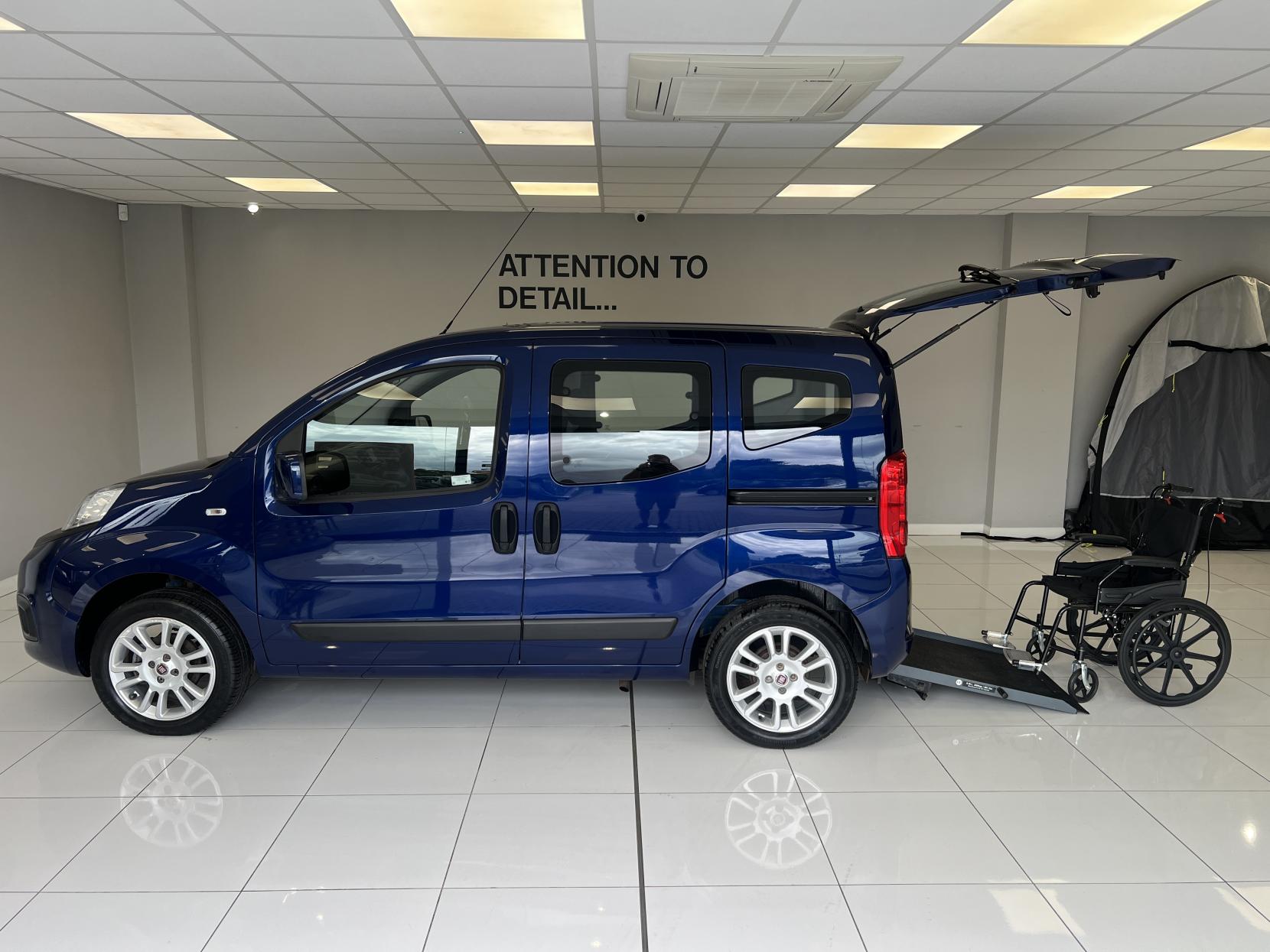 Fiat Qubo *NEW PRICE! Save £2,500!! * - 2 Seater carries 3 in total including wheelchair user - Small Wheelchair Adapted Vehicle - 1.4 Lounge MPV 5dr Petrol Euro 6 (77 ps).