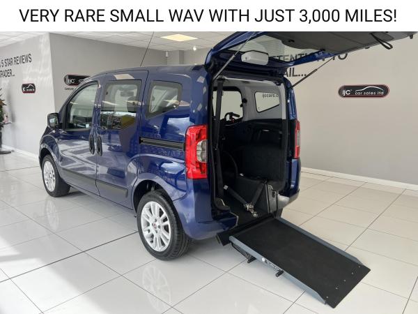 Fiat Qubo RARE! 2019 WITH ONLY 3,000 MILES!!  FLASH SALE NOW £8,995!!- 2 Seater carries 3 in total including wheelchair user - Small Wheelchair Adapted Vehicle - 1.4 Lounge MPV 5dr Petrol Euro 6 (77 ps).