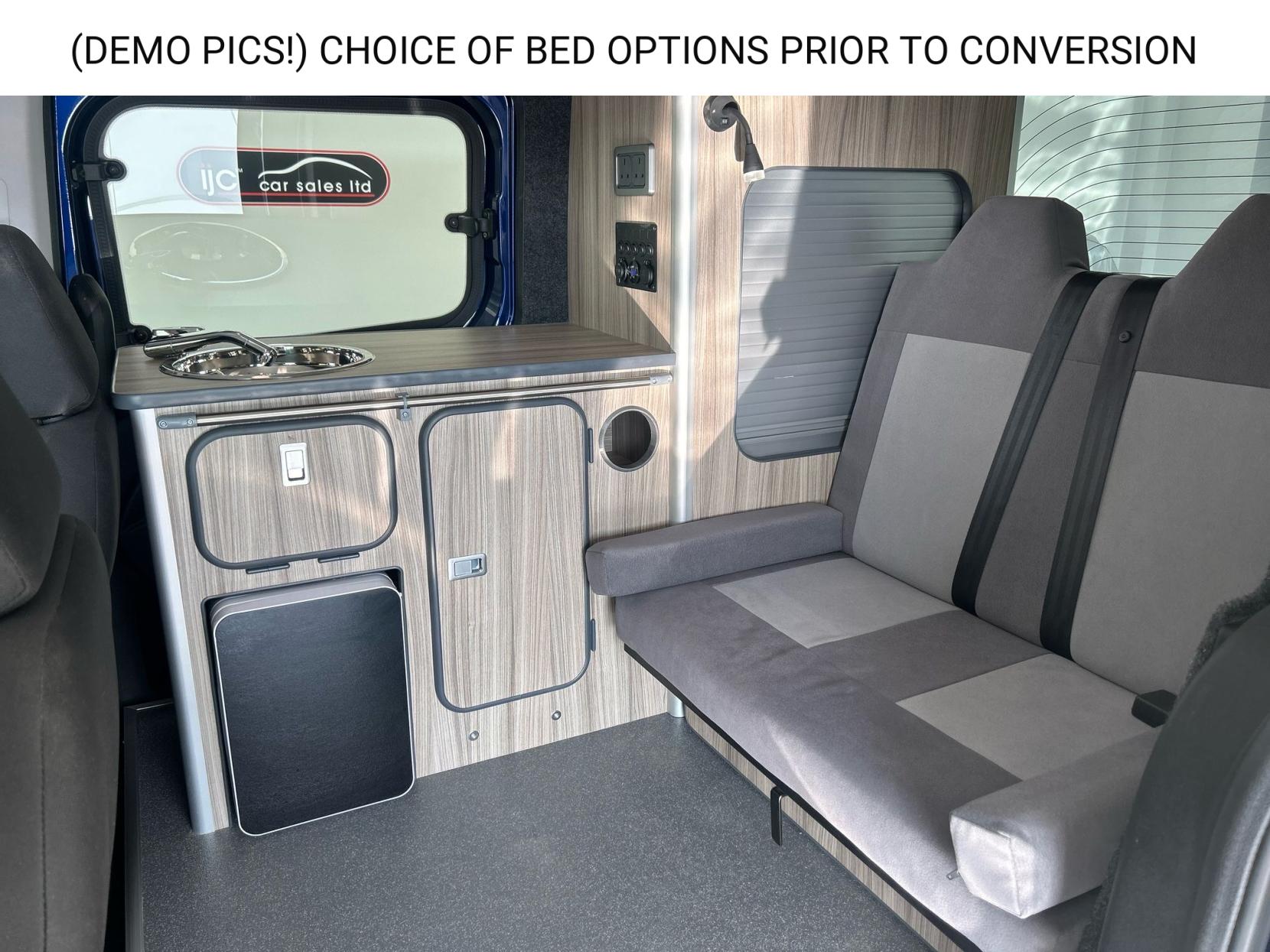 (DEMO PICS!) CHOICE OF BED OPTIONS PRIOR TO CONVERSION