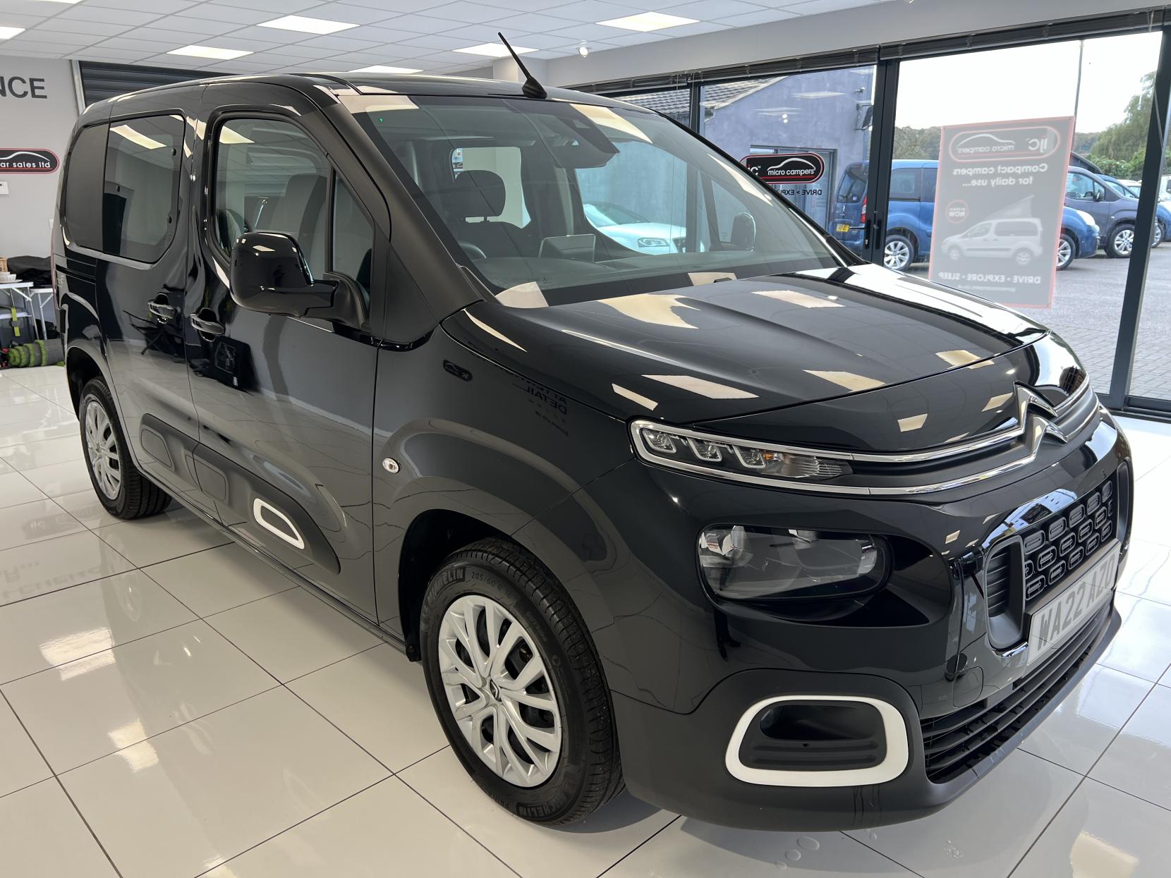 Citroen Berlingo **FREE POP TOP ROOF OR A £3,000 DISCOUNT IF NOT REQUIRED!** 2022 CITROEN BERLINGO WITH JUST 1,325 MILES!! BRAND NEW UNUSED MICRO CAMPER CONVERSION R&R BED LAYOUT!!!- with just 1,325 MILES! 1.5 BlueHDi Feel M MPV 5dr Diesel Manual Euro 6 (s/s) (100 ps)