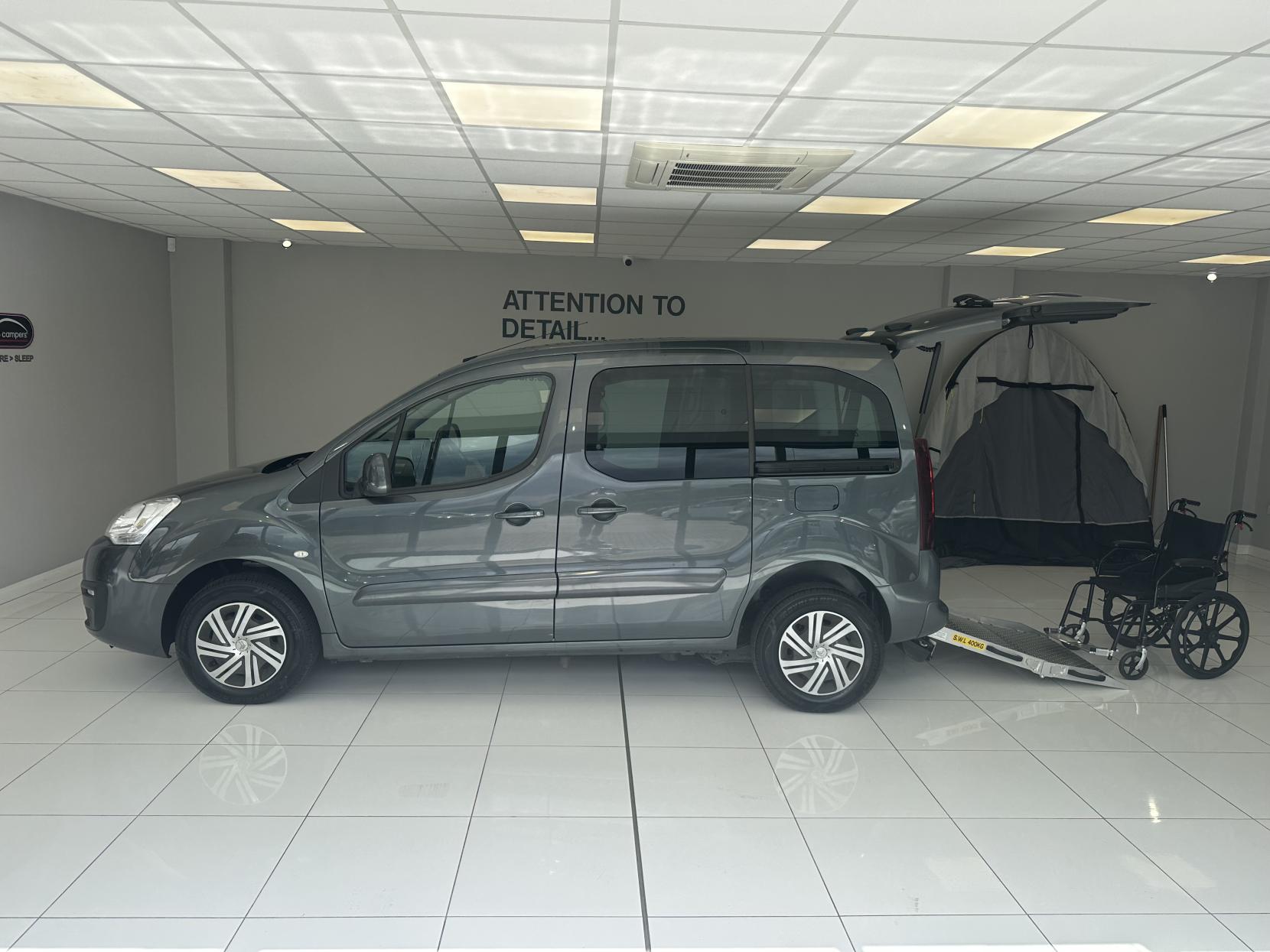 Citroen Berlingo AUTOMATIC WAV, JUST 1,316 MILES!  (YES 1,316 MILES) 1.6 BlueHDi Feel Multispace MPV 5dr Diesel ETG6 Euro 6 (s/s) (100 ps)
