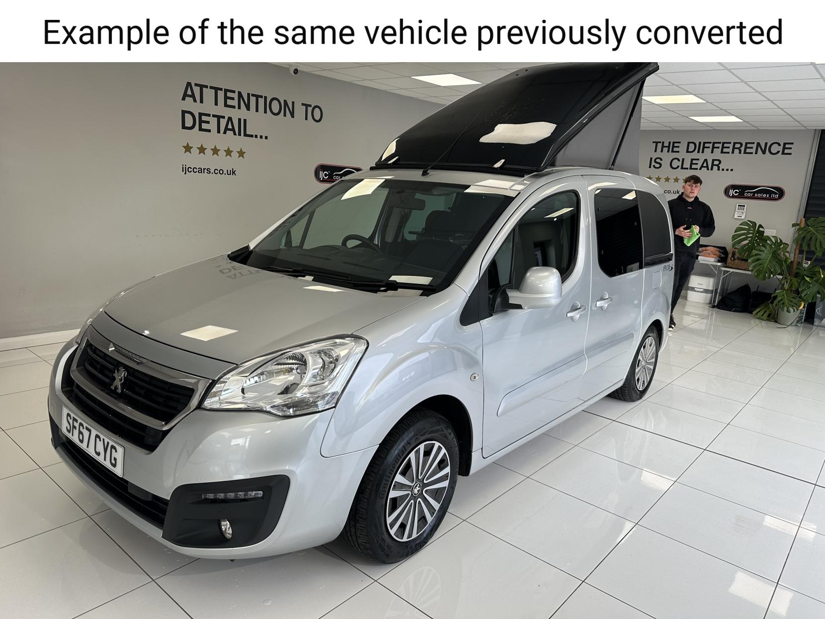 Peugeot Partner Tepee RARE AUTOMATIC MICRO CAMPER, POP TOP ROOF/SWIVEL SEAT, 13,720 MILES!