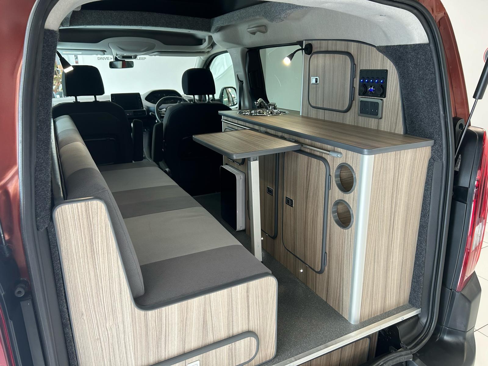 Peugeot Partner Tepee RARE AUTOMATIC MICRO CAMPER, POP TOP ROOF/SWIVEL SEAT, 13,720 MILES!