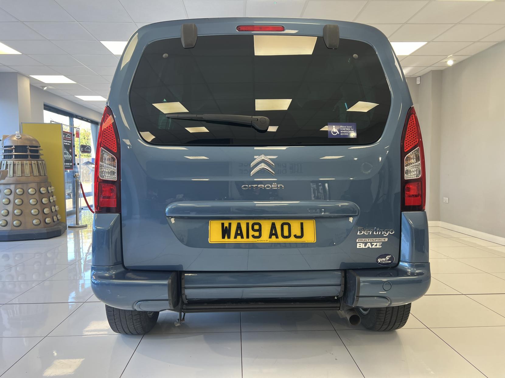 Citroen Berlingo 2019 Wheelchair Adapted Vehicle with Winch 3 seats carries 4 in total - 1.6 BlueHDi Feel Multispace MPV 5dr Diesel Manual Euro 6 (100 ps)