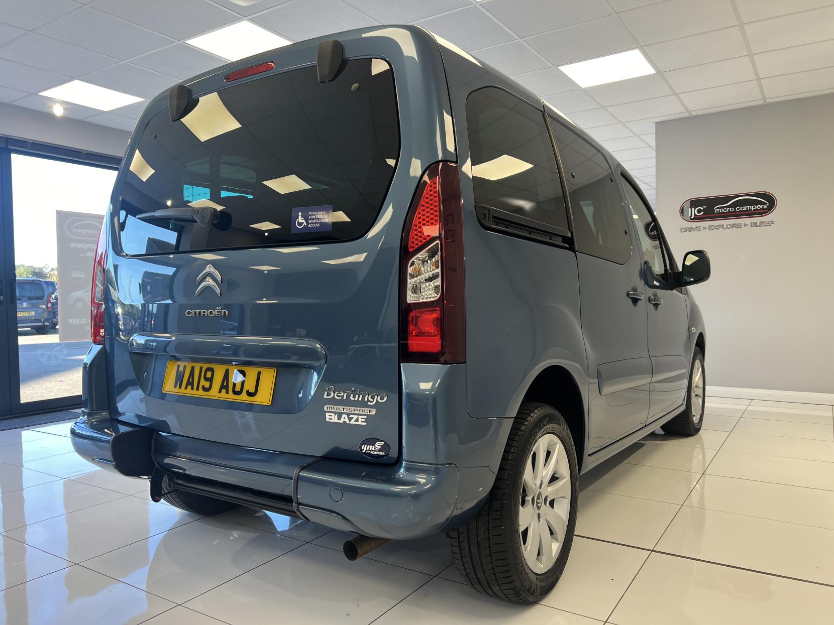 Citroen Berlingo 2019 Wheelchair Adapted Vehicle with Winch 3 seats carries 4 in total - 1.6 BlueHDi Feel Multispace MPV 5dr Diesel Manual Euro 6 (100 ps)