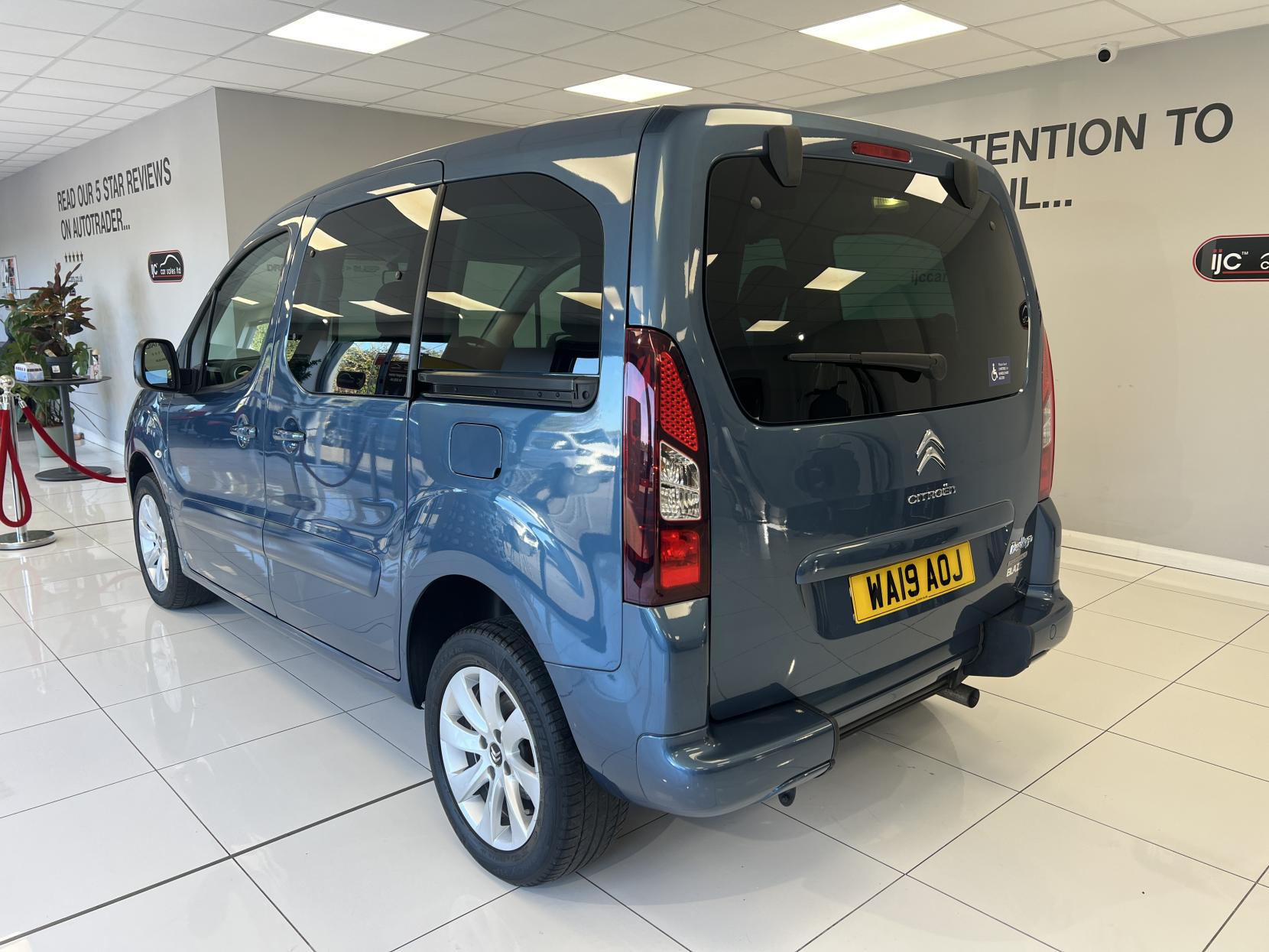 Citroen Berlingo 2019 Wheelchair Adapted Vehicle with Winch 3 seats carries 4 in total - 1.6 BlueHDi Feel Multispace MPV 5dr Diesel Manual Euro 6 (100 ps)