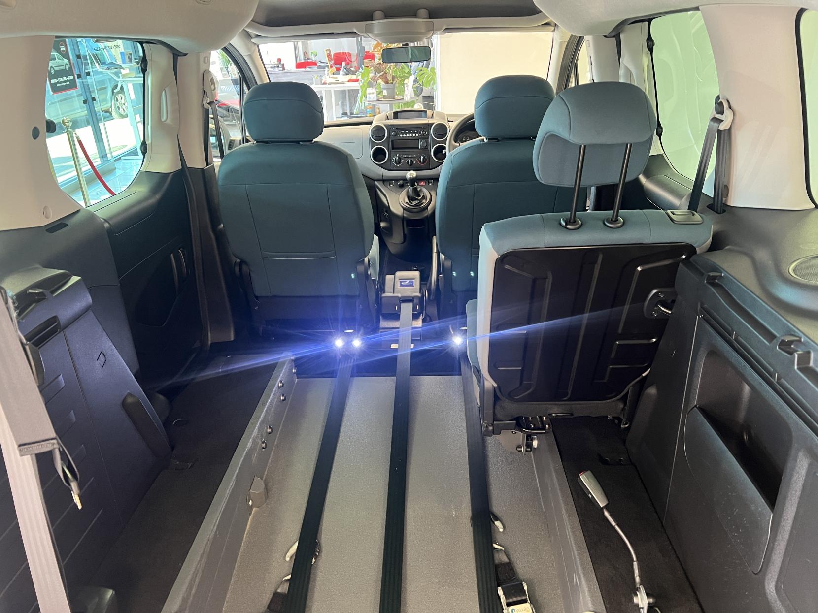 Citroen Berlingo 2019 Wheelchair Adapted Vehicle with Winch 3 seats carries 4 in total - 1.6 BlueHDi Feel Multispace MPV 5dr Diesel Manual Euro 6 (100 ps)