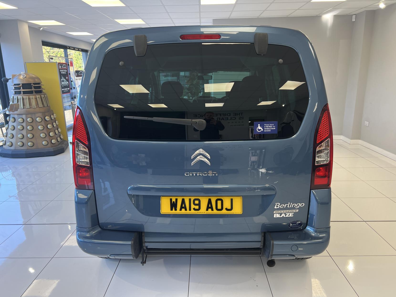 Citroen Berlingo 2019 Wheelchair Adapted Vehicle with Winch 3 seats carries 4 in total - 1.6 BlueHDi Feel Multispace MPV 5dr Diesel Manual Euro 6 (100 ps)