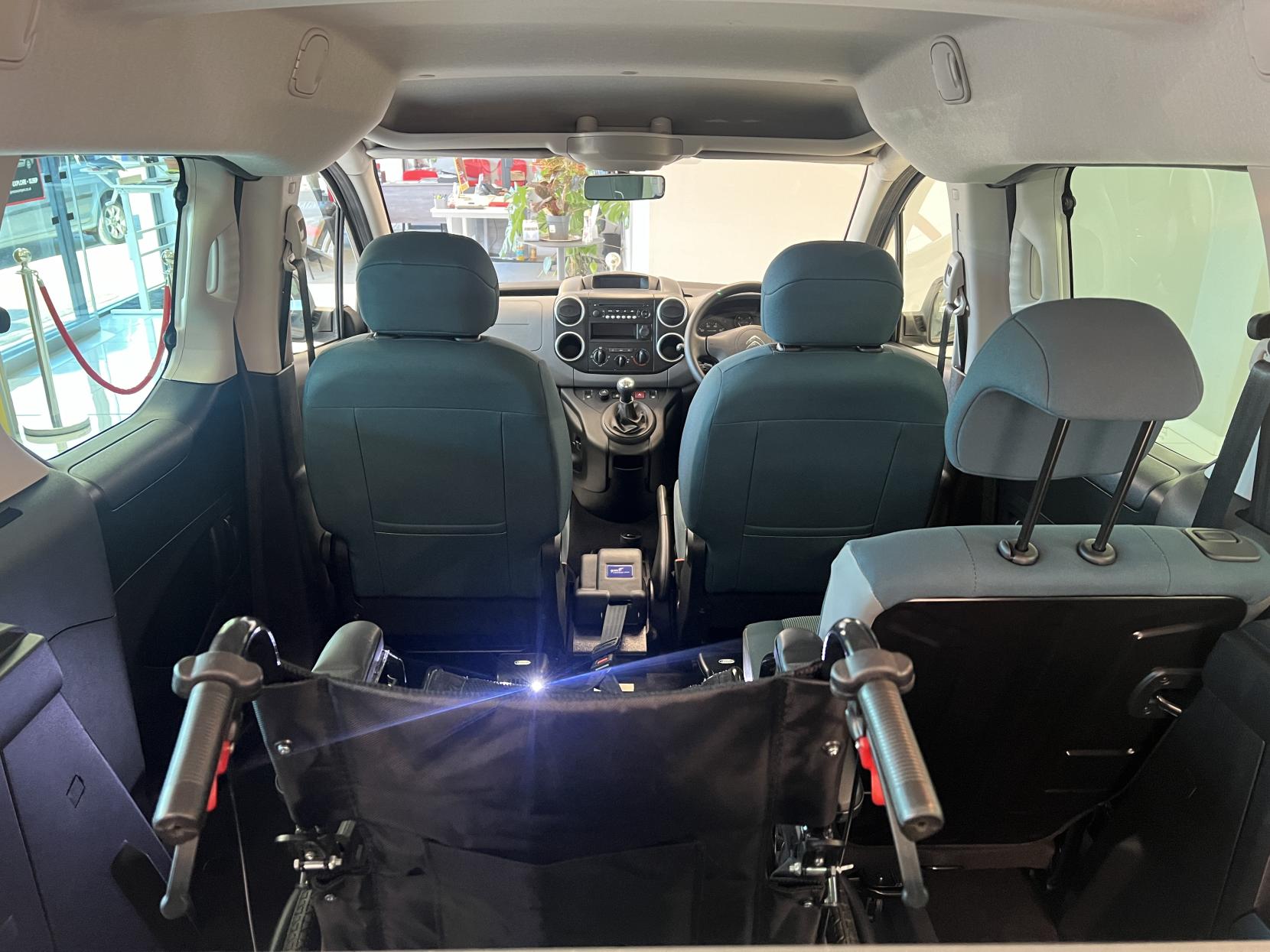 Citroen Berlingo 2019 Wheelchair Adapted Vehicle with Winch 3 seats carries 4 in total - 1.6 BlueHDi Feel Multispace MPV 5dr Diesel Manual Euro 6 (100 ps)