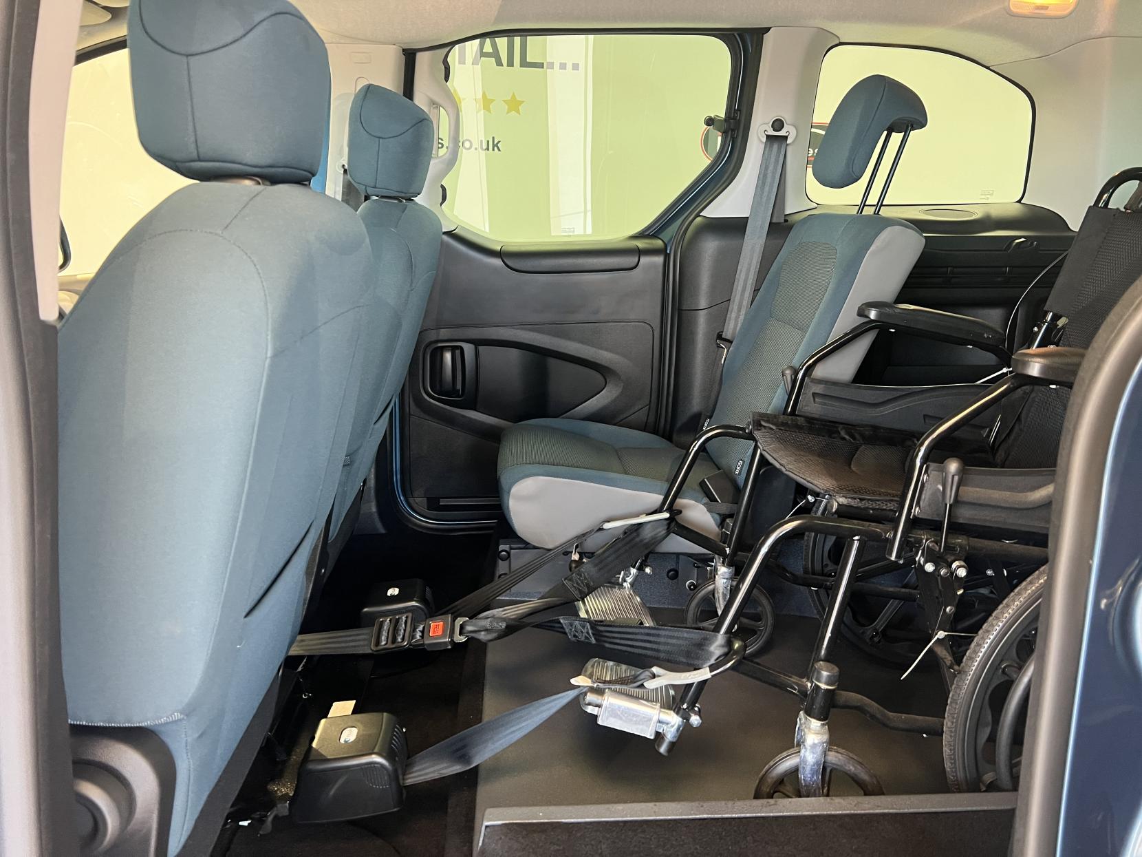 Citroen Berlingo 2019 Wheelchair Adapted Vehicle with Winch 3 seats carries 4 in total - 1.6 BlueHDi Feel Multispace MPV 5dr Diesel Manual Euro 6 (100 ps)