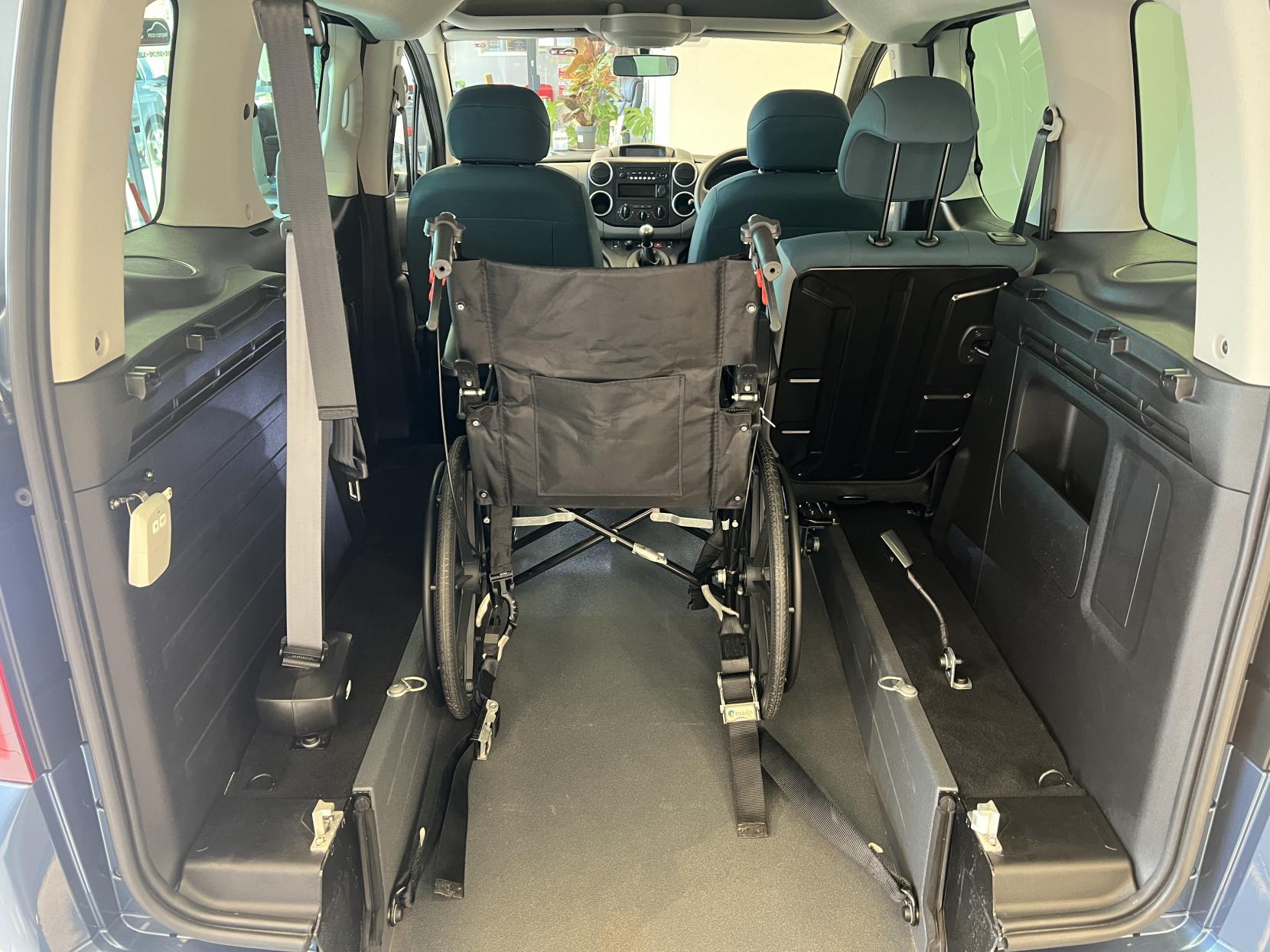 Citroen Berlingo 2019 Wheelchair Adapted Vehicle with Winch 3 seats carries 4 in total - 1.6 BlueHDi Feel Multispace MPV 5dr Diesel Manual Euro 6 (100 ps)