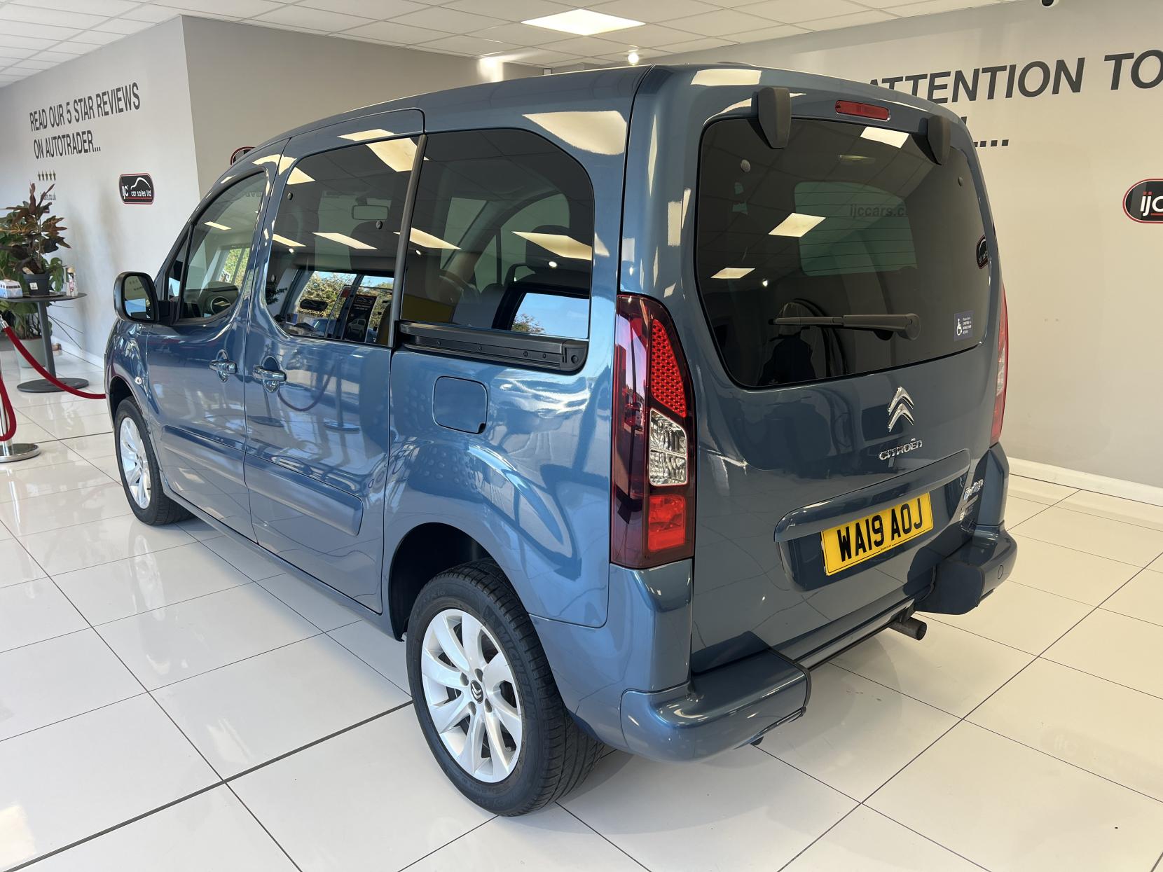 Citroen Berlingo 2019 Wheelchair Adapted Vehicle with Winch 3 seats carries 4 in total - 1.6 BlueHDi Feel Multispace MPV 5dr Diesel Manual Euro 6 (100 ps)