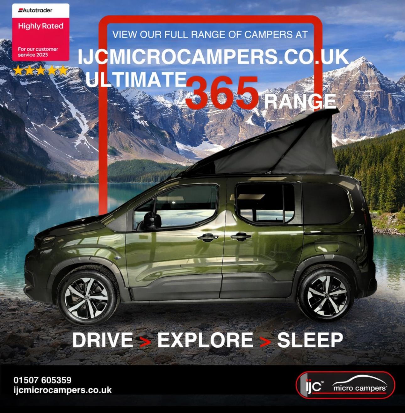 Peugeot Rifter MICRO CAMPER WITH JUST 1,627 MILES! 