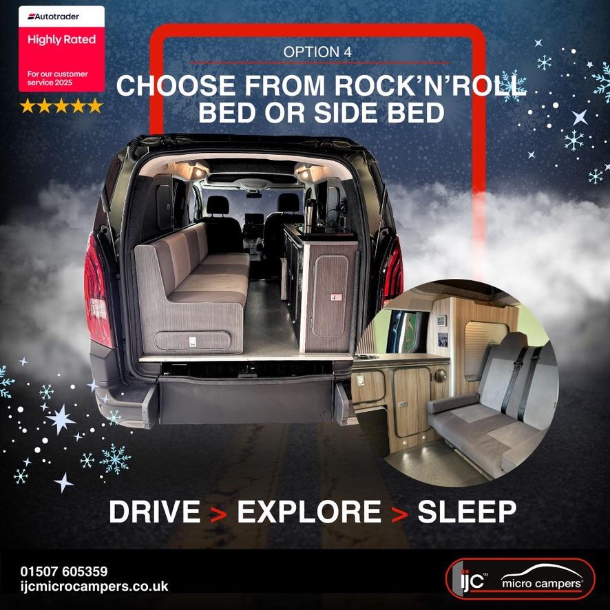 Peugeot Rifter **RARE XL SIZE AUTOMATIC MICRO CAMPER!! **1.5 BlueHDi Allure Long MPV 5dr Diesel EAT Euro 6  (130 ps)