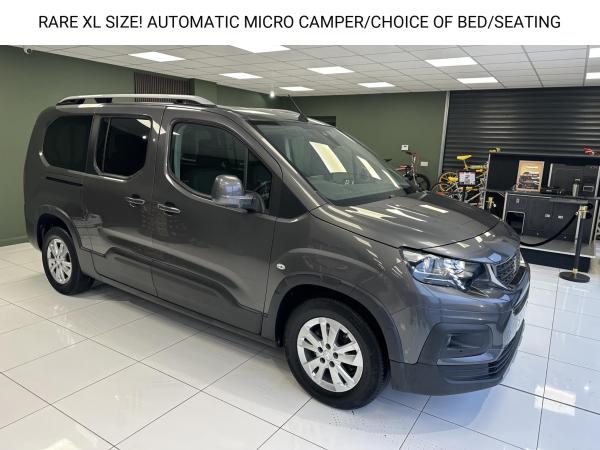 Peugeot Rifter **RARE XL SIZE AUTOMATIC MICRO CAMPER!! **1.5 BlueHDi Allure Long MPV 5dr Diesel EAT Euro 6  (130 ps)