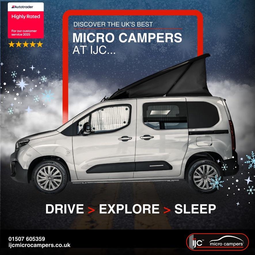 Peugeot Rifter **RARE XL SIZE AUTOMATIC MICRO CAMPER!! **1.5 BlueHDi Allure Long MPV 5dr Diesel EAT Euro 6  (130 ps)