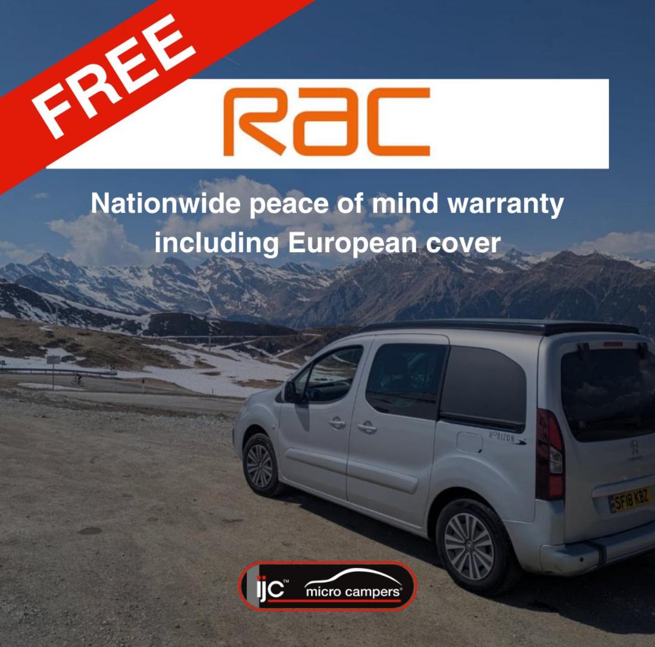 Peugeot Partner Tepee 1.6 MICRO CAMPER MICRO CAMPER / BED OPTIONS AVAILABLE