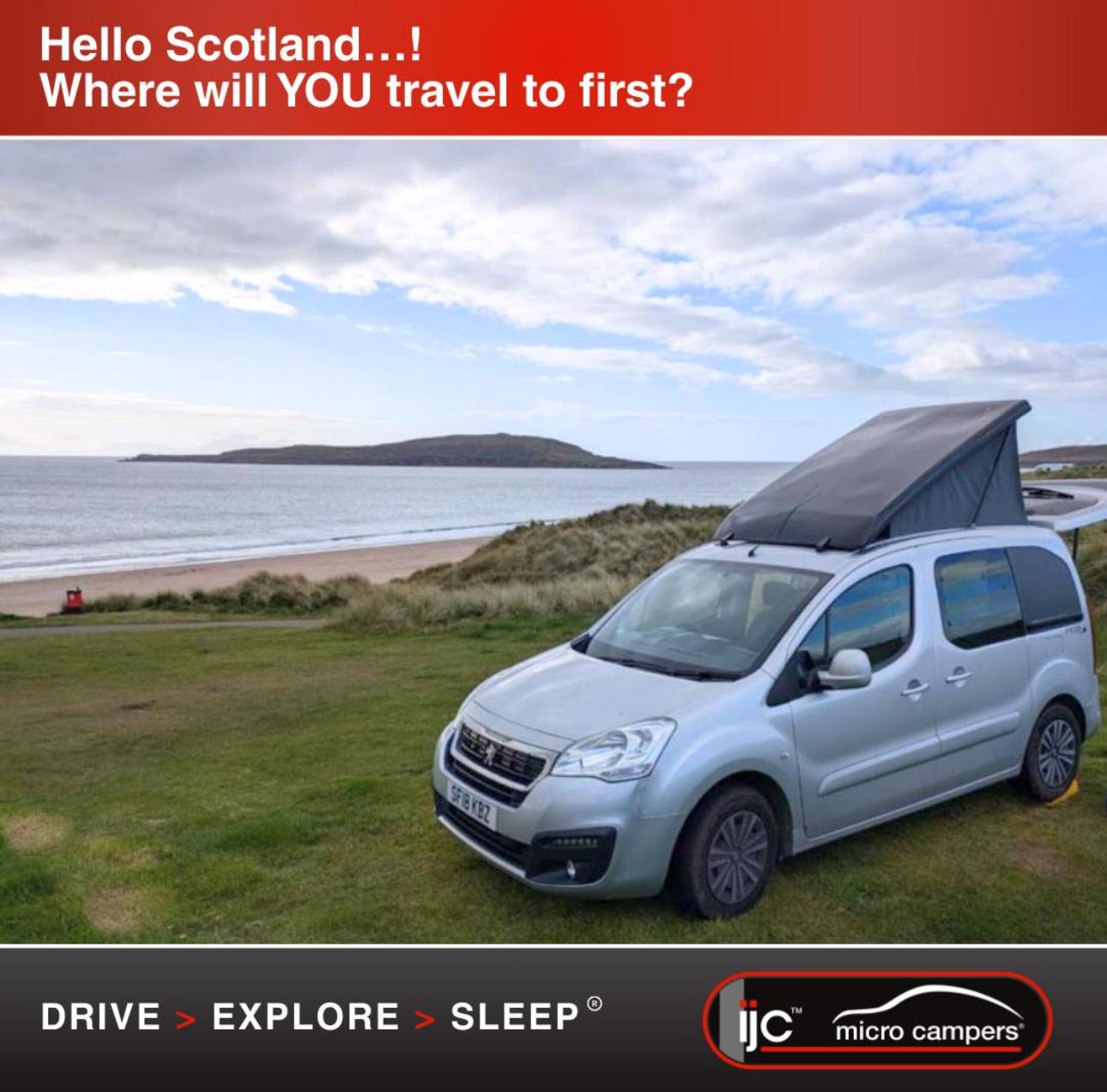 Peugeot Partner Tepee 1.6 MICRO CAMPER MICRO CAMPER / BED OPTIONS AVAILABLE
